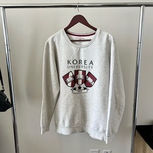 Korea University Vintage Crewneck Sweater